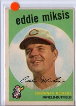 1959 Topps Base Set #58 Eddie Miksis