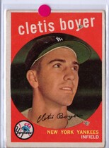 1959 Topps Base Set #251 Clete Boyer