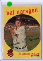 1959 Topps Base Set #376 Hal Naragon