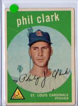 1959 Topps Base Set #454 Phil Clark