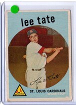 1959 Topps Base Set #544 Lee Tate