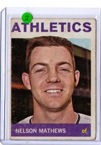 1964 Topps Base Set #366 Nelson Mathews