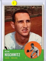 1963 Topps Base Set #152 Ron Nischwitz