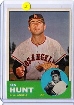 1963 Topps Base Set #207 Ken Hunt