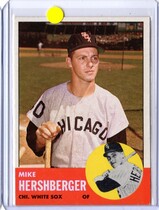 1963 Topps Base Set #254 Mike Hershberger