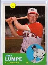 1963 Topps Base Set #256 Jerry Lumpe