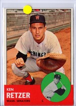 1963 Topps Base Set #471 Ken Retzer