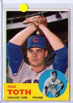 1963 Topps Base Set #489 Paul Toth