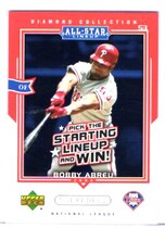 2004 Upper Deck Diamond All-Star Promo #BA Bobby Abreu