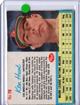 1962 Post Base Set #79 Ken Hunt