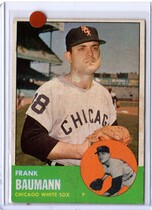 1963 Topps Base Set #381 Frank Baumann