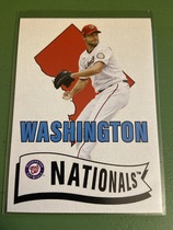 2021 Topps 582 Montgomery Club Lost Topps Design Set 2 #16 Max Scherzer