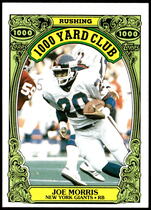 1986 Topps 1000 Yard Club #4 Joe Morris