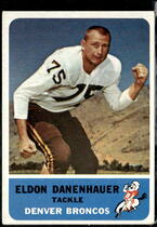 1962 Fleer Base Set #38 Eldon Danenhauer