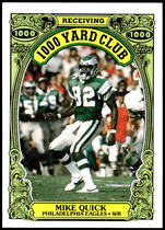 1986 Topps 1000 Yard Club #9 Mike Quick