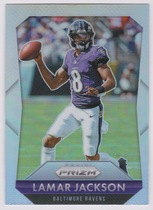 2025 Panini Prizm Flashback Silver Prizm #1 Lamar Jackson