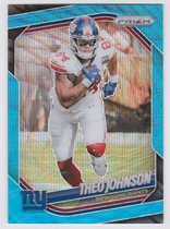 2025 Panini Prizm Blue Wave Prizm #211 Theo Johnson