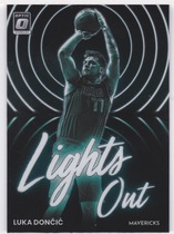 2022 Donruss Optic Lights Out #10 Luka Doncic
