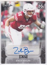 2020 Leaf Draft Autos #BA-ZB1 Zack Baun