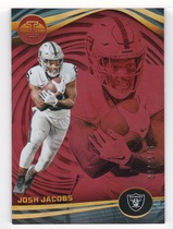 2023 Panini Illusions Trophy Collection Red #58 Josh Jacobs