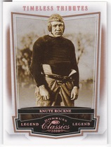 2008 Donruss Classics Timeless Tributes Bronze #102 Knute Rockne