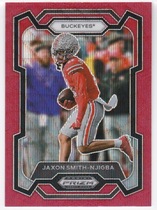 2024 Panini Prizm Draft Picks Ruby Wave Prizm #81 Jaxon Smith-Njigba