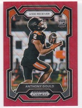 2024 Panini Prizm Draft Picks Ruby Wave Prizm #161 Anthony Gould