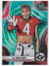 2024 Bowman Best University Aqua Refractor #18 Kj Bolden