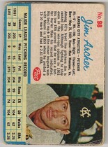 1962 Post Base Set #98 Jim Archer