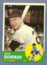 1963 Topps Base Set #61 Ernie Bowman