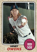2017 Topps Heritage #186 Henry Owens