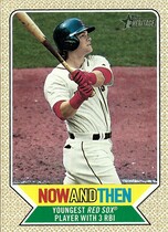 2017 Topps Heritage High Number Now and Then #NT-3 Andrew Benintendi