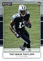 2017 Playoff Base Set #238 Taywan Taylor