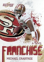 2010 Score Franchise #13 Michael Crabtree