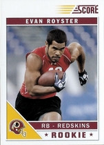 2011 Score Base Set #335 Evan Royster
