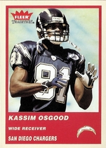 2004 Fleer Tradition #185 Kassim Osgood