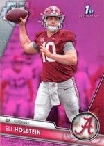 2023 Bowman Chrome University Pink Refractor #63 Eli Holstein