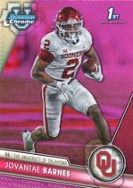 2023 Bowman Chrome University Pink Refractor #196 Jovantae Barnes