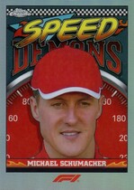 2023 Topps Chrome Formula 1 Speed Demons #SD-MS Michael Schumacher