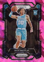 2023 Panini Prizm Pink Ice Prizm #135 Nick Smith Jr.