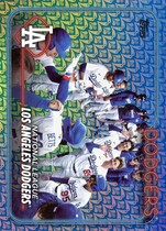 2024 Topps Holiday Rabbit #183 Los Angeles Dodgers