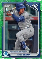 2024 Bowman Chrome Prospects Lunar Glow Refractor #BCP-68 Jared Serna