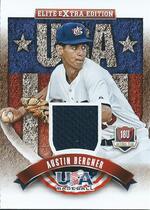 2015 Panini Elite Extra Edition USA Baseball 18U Game Jerseys #16 Austin Bergner