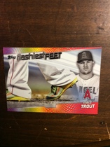2022 Topps Flashiest Feet #FF-10 Mike Trout