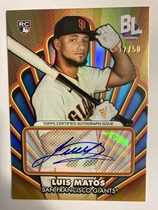 2024 Topps Big League Opening Act Autos Gold Foil #OAA-LM Luis Matos