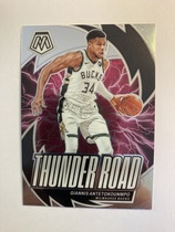 2023 Panini Mosaic Thunder Road #6 Giannis Antetokounmpo