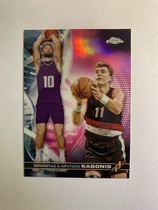 2023 Topps Chrome DNA #DNA-4 Arvydas Sabonis|Domantas Sabonis