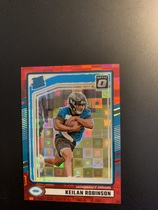 2024 Donruss Rated Rookie Optic Preview Red Pandora #385 Keilan Robinson