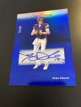 2024 Panini Prestige Xtra Points Signatures Premium Blue #191 Sam Darnold