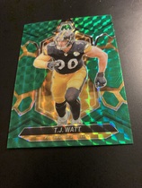 2024 Panini Mosaic Green Mosaic #188 T.J. Watt